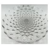 Vintage Fostoria American Clear Glass Footed Cake Plate