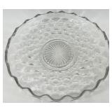 Vintage Fostoria Glass Diamond Cut Crystal Bowls