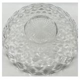 Vintage Fostoria Glass Diamond Cut Crystal Bowls