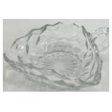 Vintage Fostoria Glass Diamond Cut Crystal Bowls