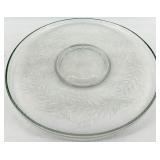 Vintage Assorted Glass including Fostoria Lacy Leaf Glass Centerpiece Bowl - 4-Piece Set