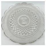 Vintage Crystal Cut Glass Dishware Set - Starburst Pattern & Assorted Pieces