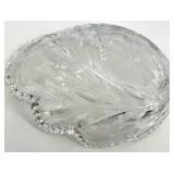 Vintage Indiana Crystal Bowl - Hand-Cut Clear Glass Centerpiece