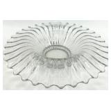 Vintage Assortment of Glass including Heisey Bowl - Scalloped Edge - Radial Pattern - QTY 4