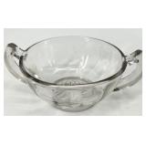 Assorted Vintage Glassware including Sugar Bowls, Creamers and Oil Lamp Base