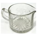 Assorted Vintage Glassware including Sugar Bowls, Creamers and Oil Lamp Base