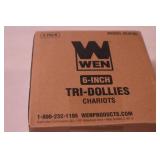 WEN DL6165 6-Inch 165-Pound Capacity Furniture Moving Tri-Dolly Set (4 Pack)