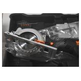 WEN 3625 5-Amp 4-1/2-Inch Beveling Compact Circular Saw with Laser and Carrying Case