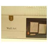 12" x 16" Rainbow Arches Framed Embellished Canvas Set - Threshold