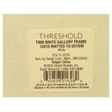 14" x 18" Matted to 8" x 10" Thin Gallery Frame White - Threshold