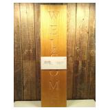 40"x10" Reversible Wood Leaner - Threshold