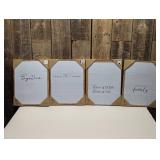 Wall decor (set of 4)