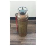 Antique Copper Fire Extinguisher