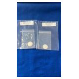 2 grams of pure silver Red Cloud rounds