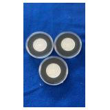 Scottsdale Mint 3 1/10ozt silver rounds