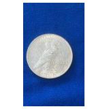 1923 Peace Dollar AU