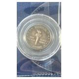 1/10th ozt Freedom unit 1/10th ozt silver round