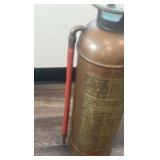 Antique Copper Fire Extinguisher