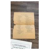 1940s appliance ephemera