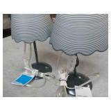 2 Room Essentials Table Lamps 12" H...