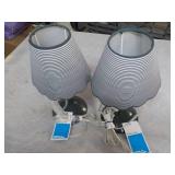 2 Room Essentials Table Lamps 12" H...