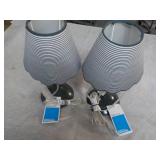 2 Room Essentials Table Lamps 12" H...