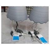 2 Room Essentials Table Lamps 12" H...