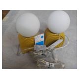 2 Room Essentials Table Lamps 9" He...