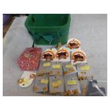 Green Tote, Hair Clips and Jewelry...