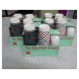 5 pkgs TOGO Hot Cups with Lids with...