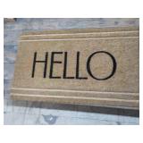18 x 30" Hello Door Mat...