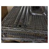 4 Shelf Wire Shelving Unit 30 x 12"...