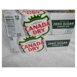 2 x 12 packs Canada Dry Caffeine Fr...