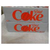 2 x 12 packs Diet Coke; best date 0...