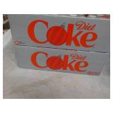 2 x 12 packs Diet Coke; best date 0...
