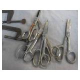 12 Forged Steel Clamps - various si...