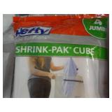 2 Hefty Shrink-Pak Cubes...