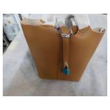 Leather Purse 7 x 9"...