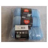 3 Red Heart Light Blue Super Saver ...