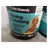 2 Pet Honesty Hemp Calming Health S...