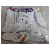 2XL Shorts and 3 pair Flip Flops...