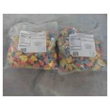 2 Bags 2 lbs. each Neon Sour Butter...