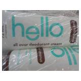 12 Tubes Hello Deodorant Cream...