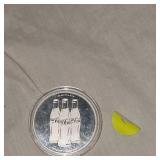 1 oz .999 Coca Cola Com Penny Silver Round