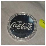 1 oz .999 Coca Cola Com Penny Silver Round