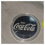 1 oz .999 Coca Cola Com Penny Silver Round