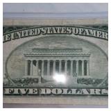 1934A $5 Federal Reserve Note AU Plus