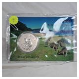 1999 $1 Silver Kangaroo Reverse Frosted UNC from Royal Mint