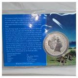 1999 $1 Silver Kangaroo Reverse Frosted UNC from Royal Mint