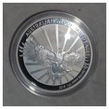 2019 10z .9999 Silver Wedge Tail Eagle, Australian